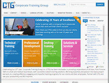 Tablet Screenshot of ctgtraining.com